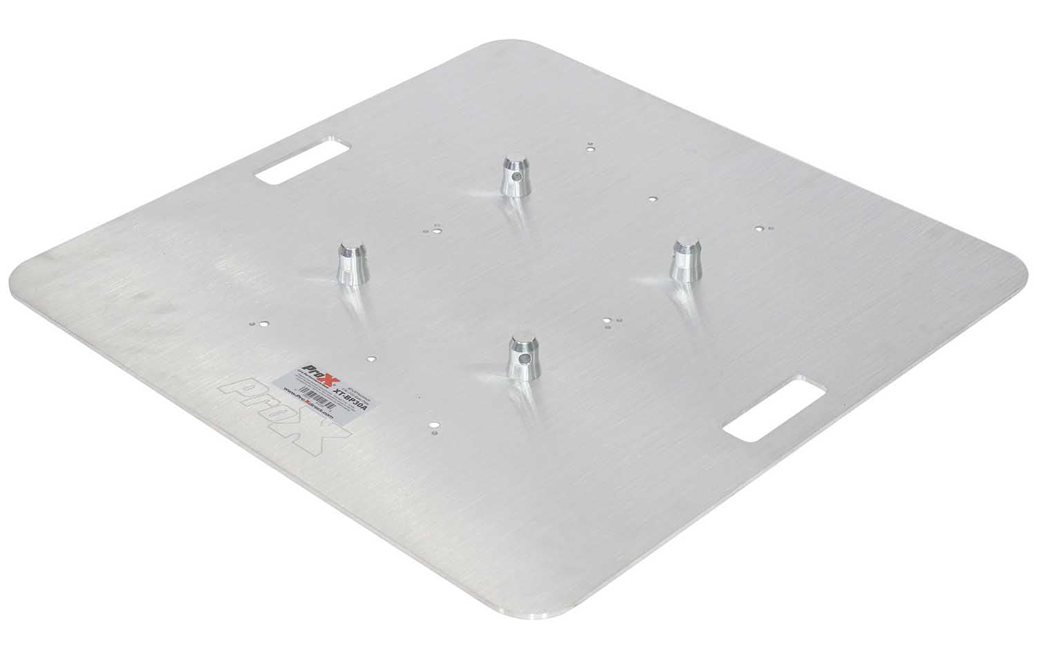 ProX XT-BP30A 8mm Aluminum Base Plate for F34 and F33 Trussing with Conical Connectors - 30" X 30" - Hollywood DJ