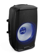 Gemini Sound AS-2115BT, 2000 Watt 15-Inch Active Multi-Led Bluetooth Loudspeaker - Hollywood DJ