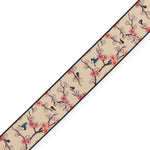 Levy's Leathers MPD2-115 2” Wide Polyester Guitar Strap with Cherry Trees and Birds Motif - Hollywood DJ