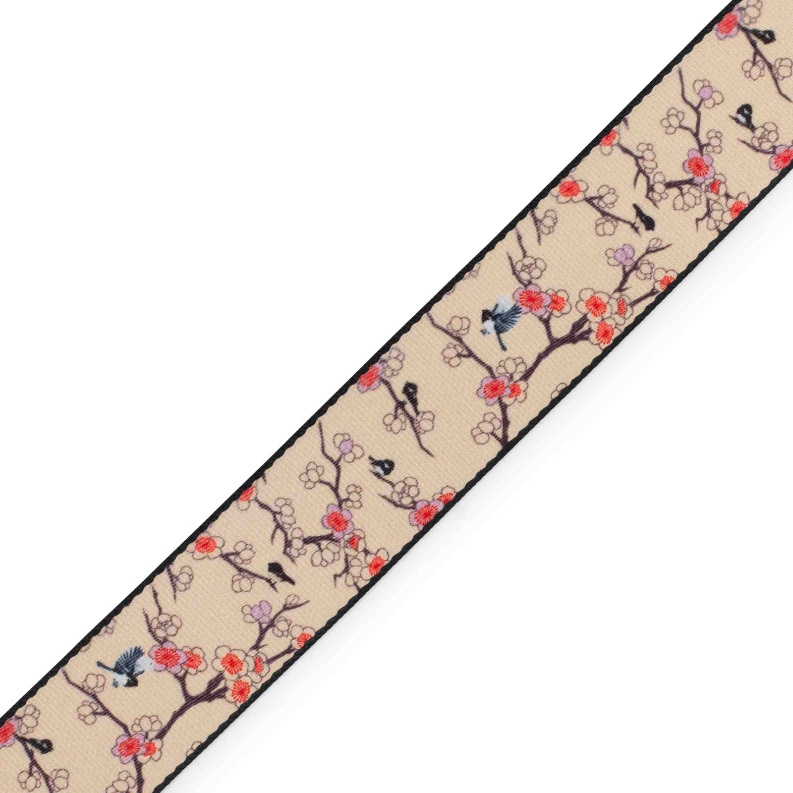 Levy's Leathers MPD2-115 2” Wide Polyester Guitar Strap with Cherry Trees and Birds Motif - Hollywood DJ