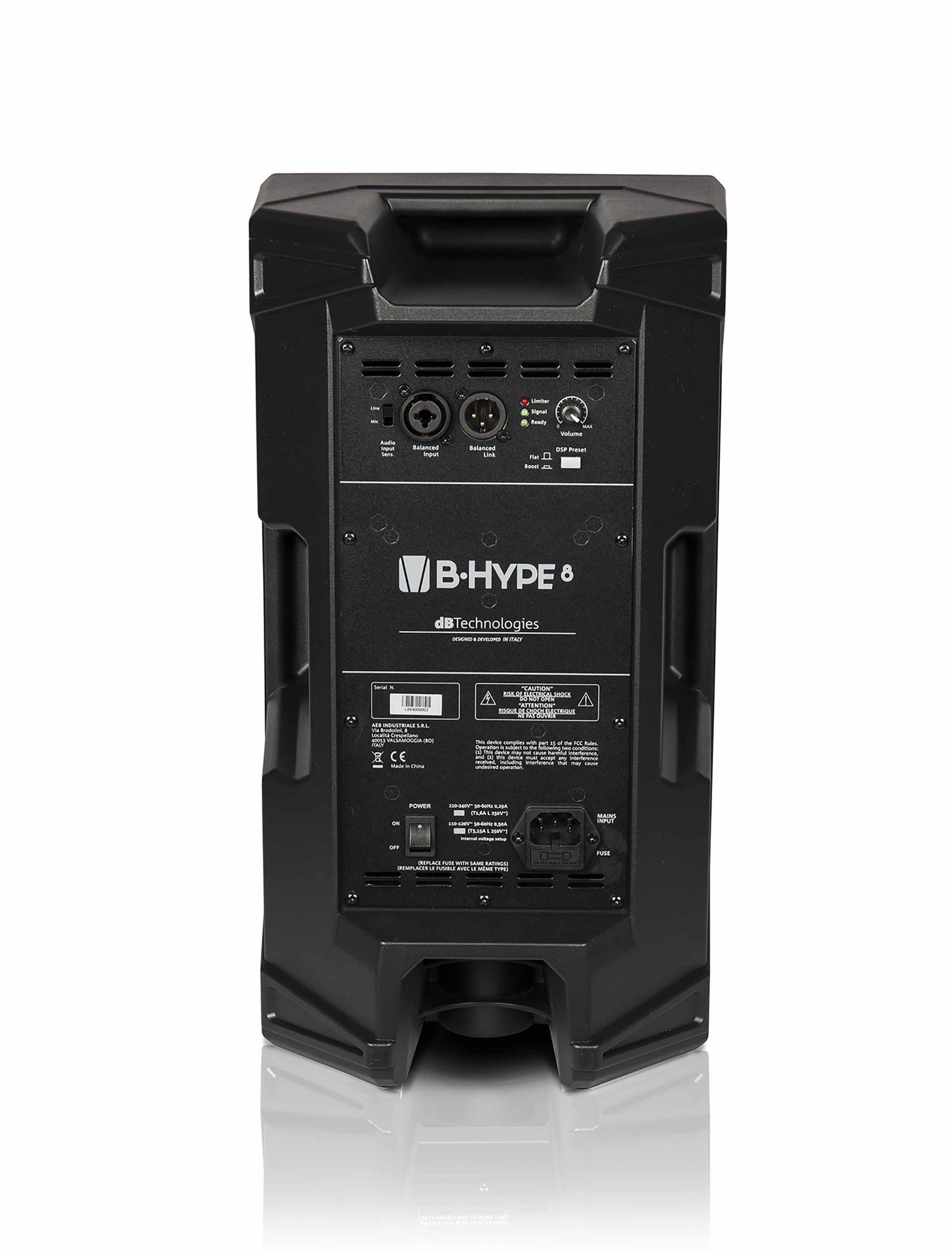dB Technologies B-Hype 8, 8" 2-Way Active Speaker - 260W - Hollywood DJ
