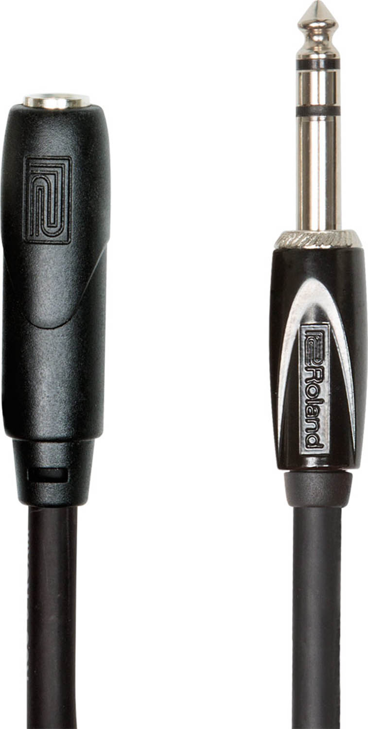 Roland RHC-25-1414, 1/4" TRS Male to Female Headphones Extension Cable - 25 Feet - Hollywood DJ