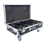 B-Stock: Colorkey CKU-9028 Charging Road Case for Mobilepar Mini Hex 4 Uplights - Hollywood DJ