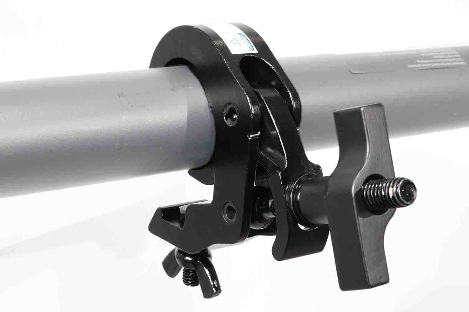 ProX T-C12H-BLK 2" Easy Self Lock Clamp with Big Knob - Black Finish - Hollywood DJ
