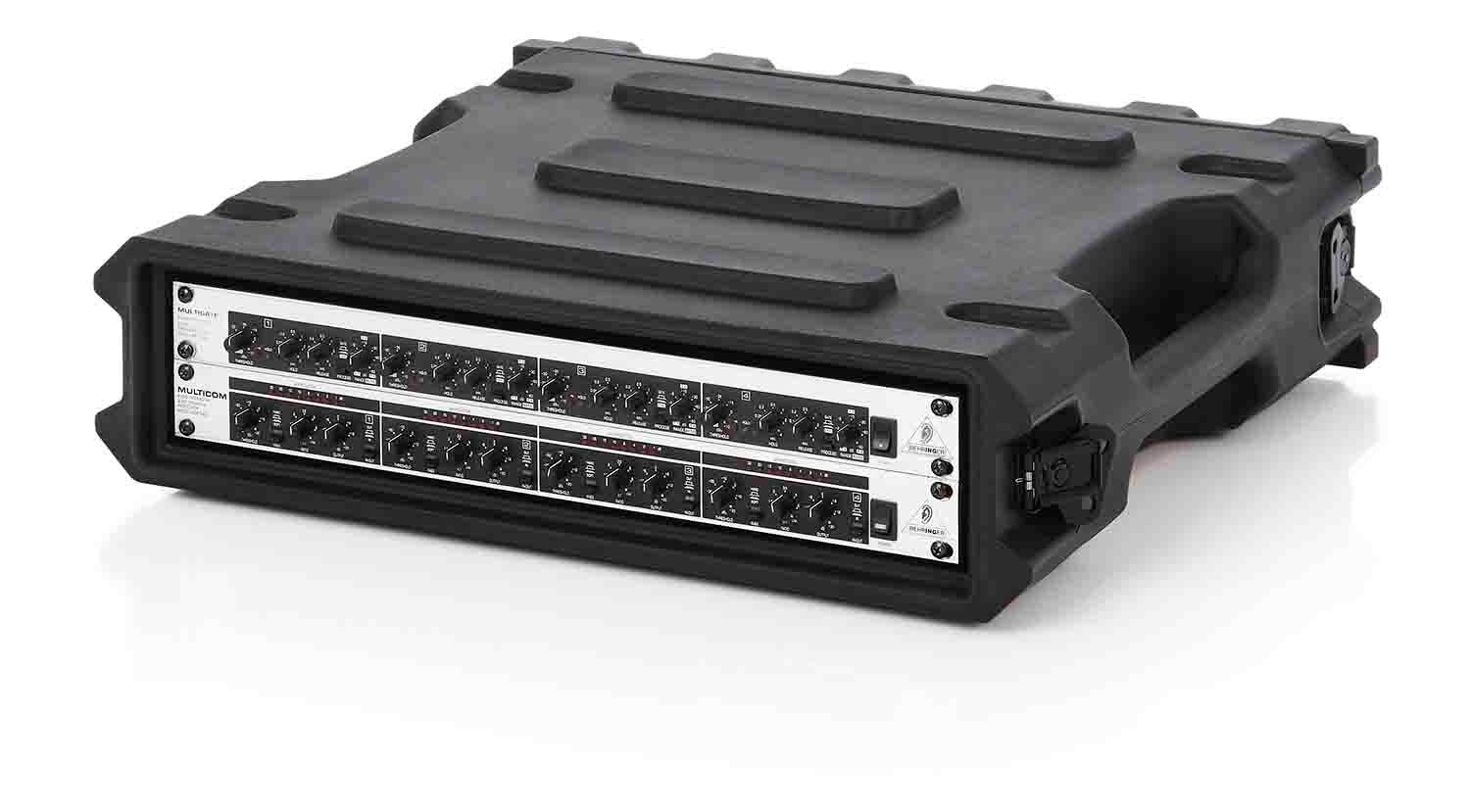 Gator Cases G-PRO-2U-19, 2U Deep Molded Audio Rack Case - 19 Inch - Hollywood DJ