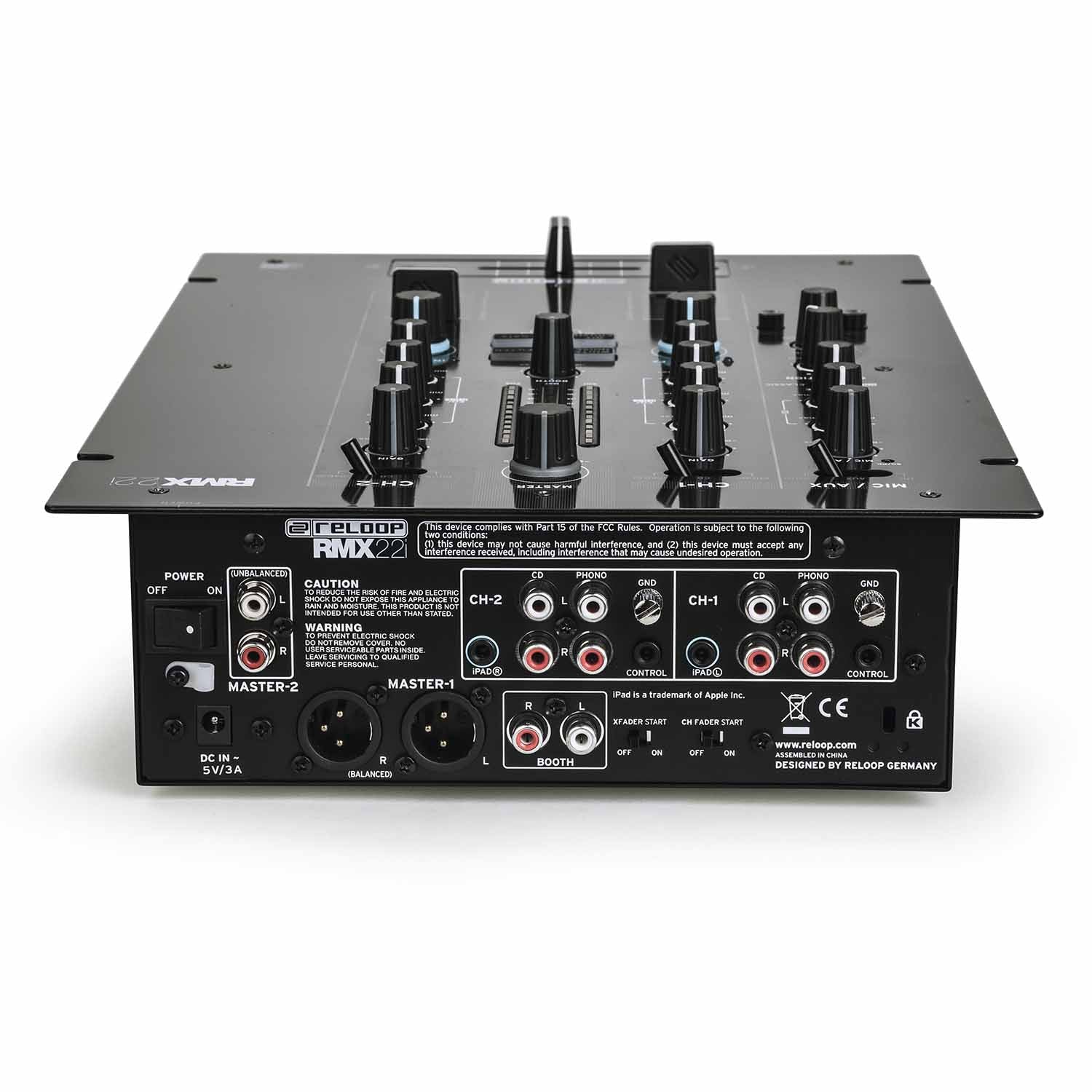 Reloop RMX-22I, 2+1 Channel Digital Club DJ Mixer - Hollywood DJ