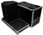 ProX X-RCF-TT25-AX2W Flight Case for Two RCF-TT25-A II High Definition Two-Way Speakers with 4 Inch Wheels - Hollywood DJ