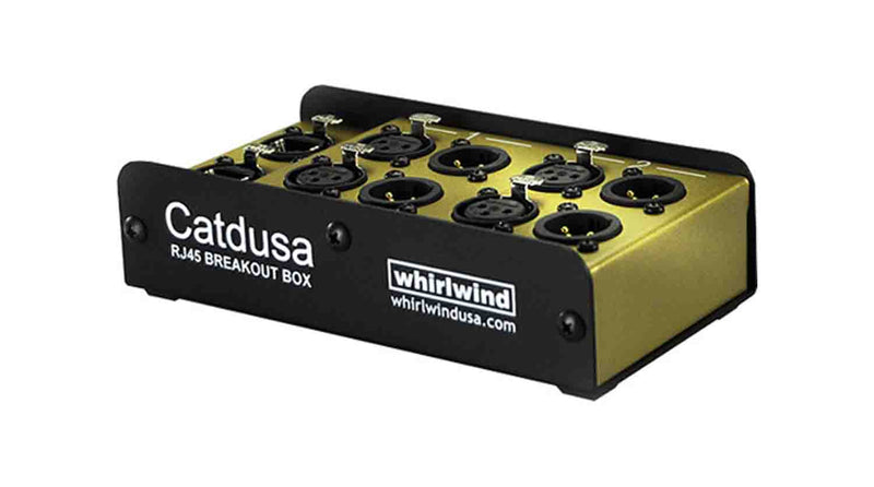 Whirlwind CATDUSA 4-Channel Analog Over Single CAT5 Snake Box - Hollywood DJ