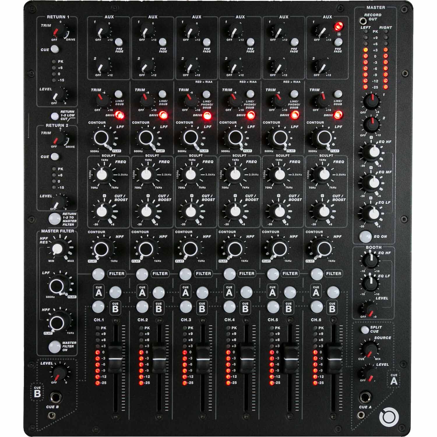 PLAYdifferently MODEL 1 Purely Analogue Mixer - Hollywood DJ