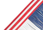 Levy's Leathers MGFUSA-RWB 2″ Americana Fringe Guitar Straps in top Grain Leather - Hollywood DJ