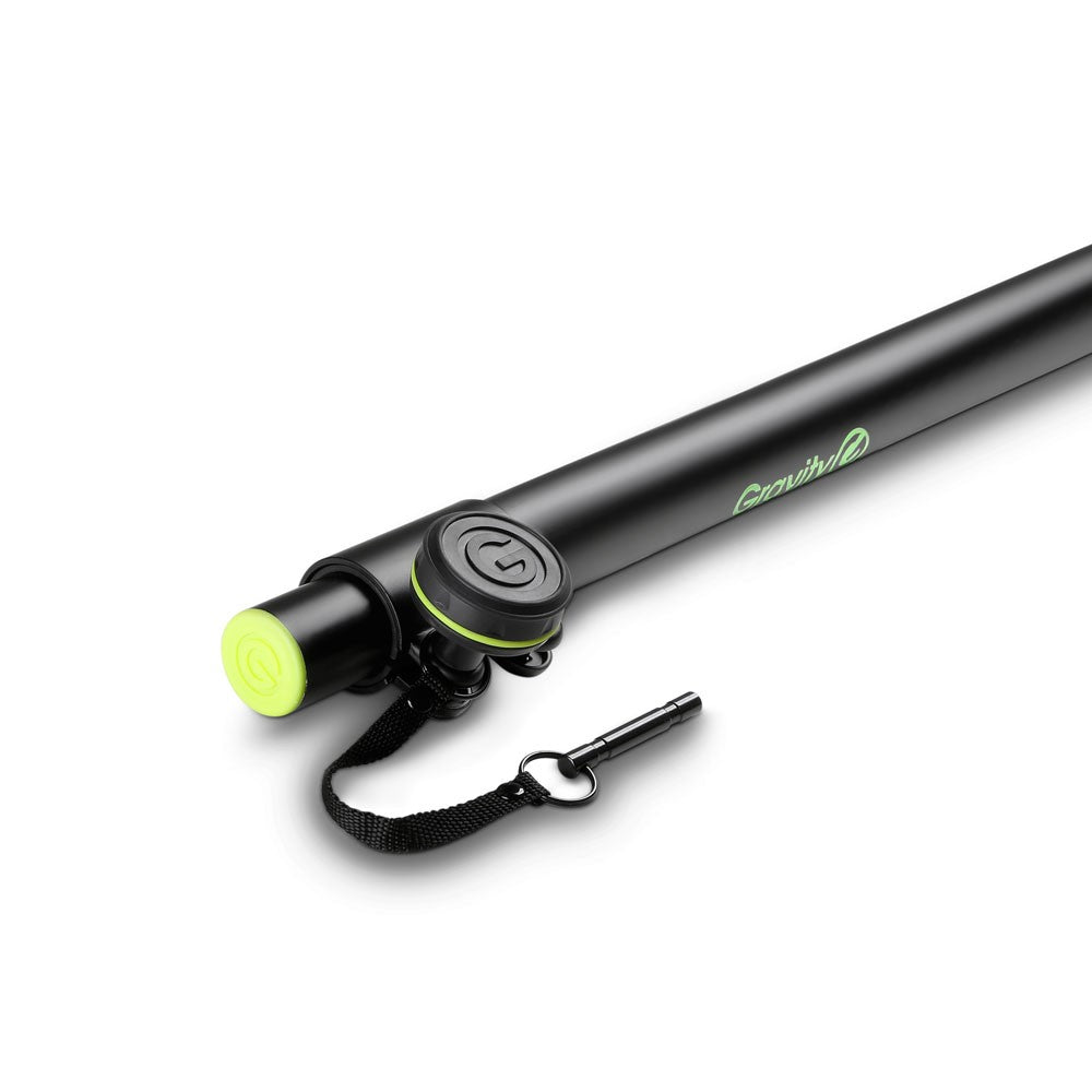 B-Stock: Gravity GSP2342W, Adjustable Spacer Tube Speaker Pole 35 mm to M20 In Black by Gravity