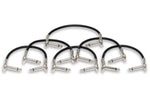 Hosa IRG-600.5 Guitar Patch Cable Low-profile Right-angle to Same 6 in - 6 pc - Hollywood DJ