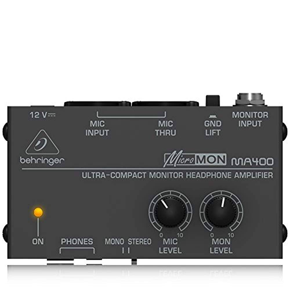 Behringer MA400 Ultra Compact Monitor Headphone Amplifier - Hollywood DJ