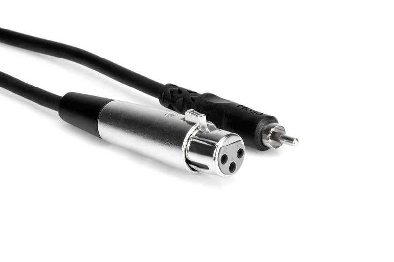 Hosa XRF-115 Unbalanced Interconnect, XLR3F to RCA - 15 Feet Hosa