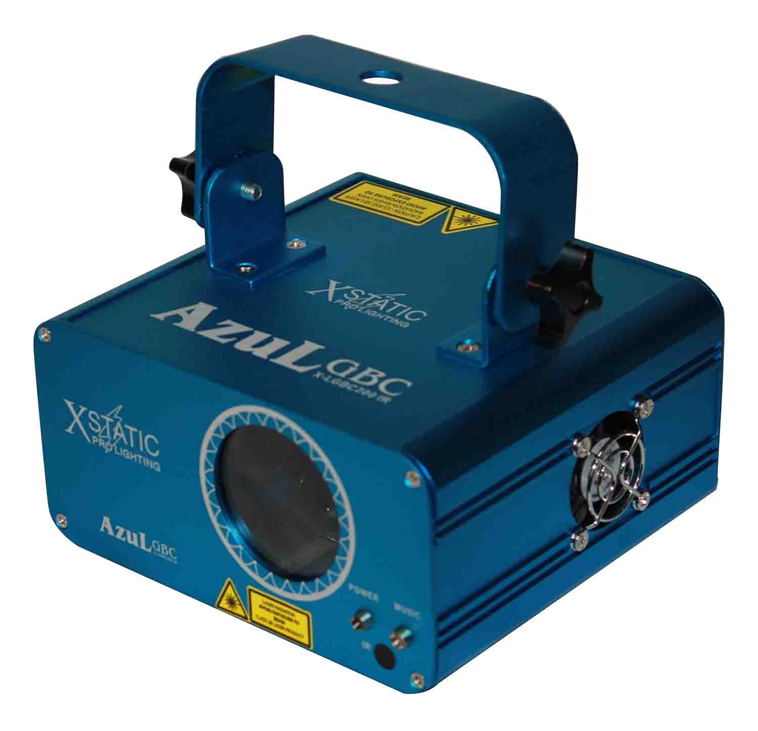 PROX X-LGBC200 Azul GBC Professional Tri Color Laser - Hollywood DJ
