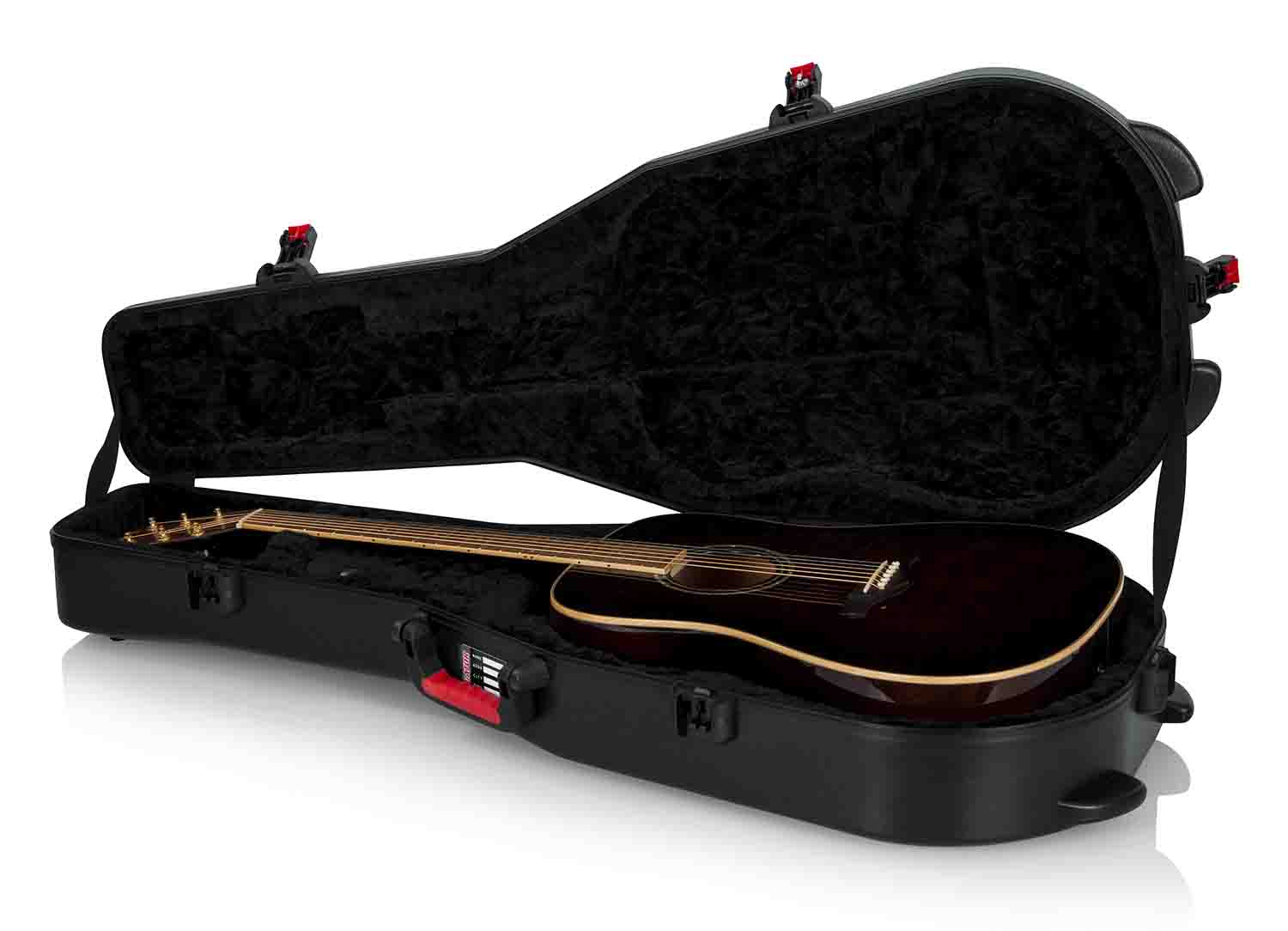 Gator Cases GTSA-GTRDREAD Guitar Case for Dreadnaught Acoustic Guitars - Hollywood DJ