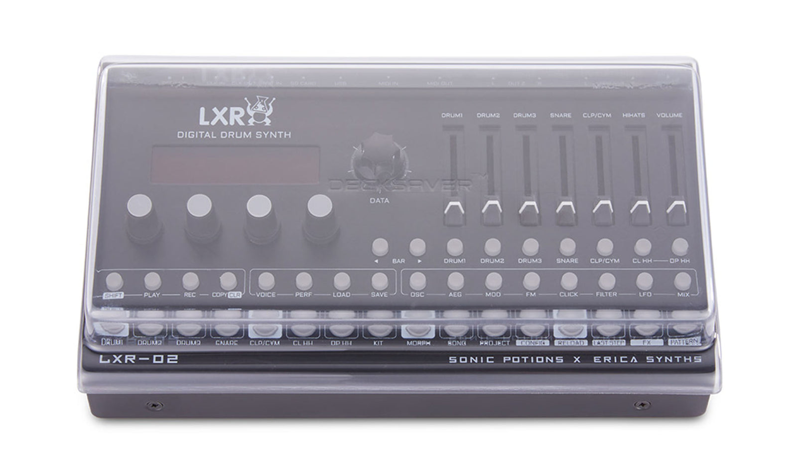 Decksaver DS-PC-DB01LXR02 Protection Cover for ERICA SYNTHS DB-01 AND LXR-02 - Hollywood DJ
