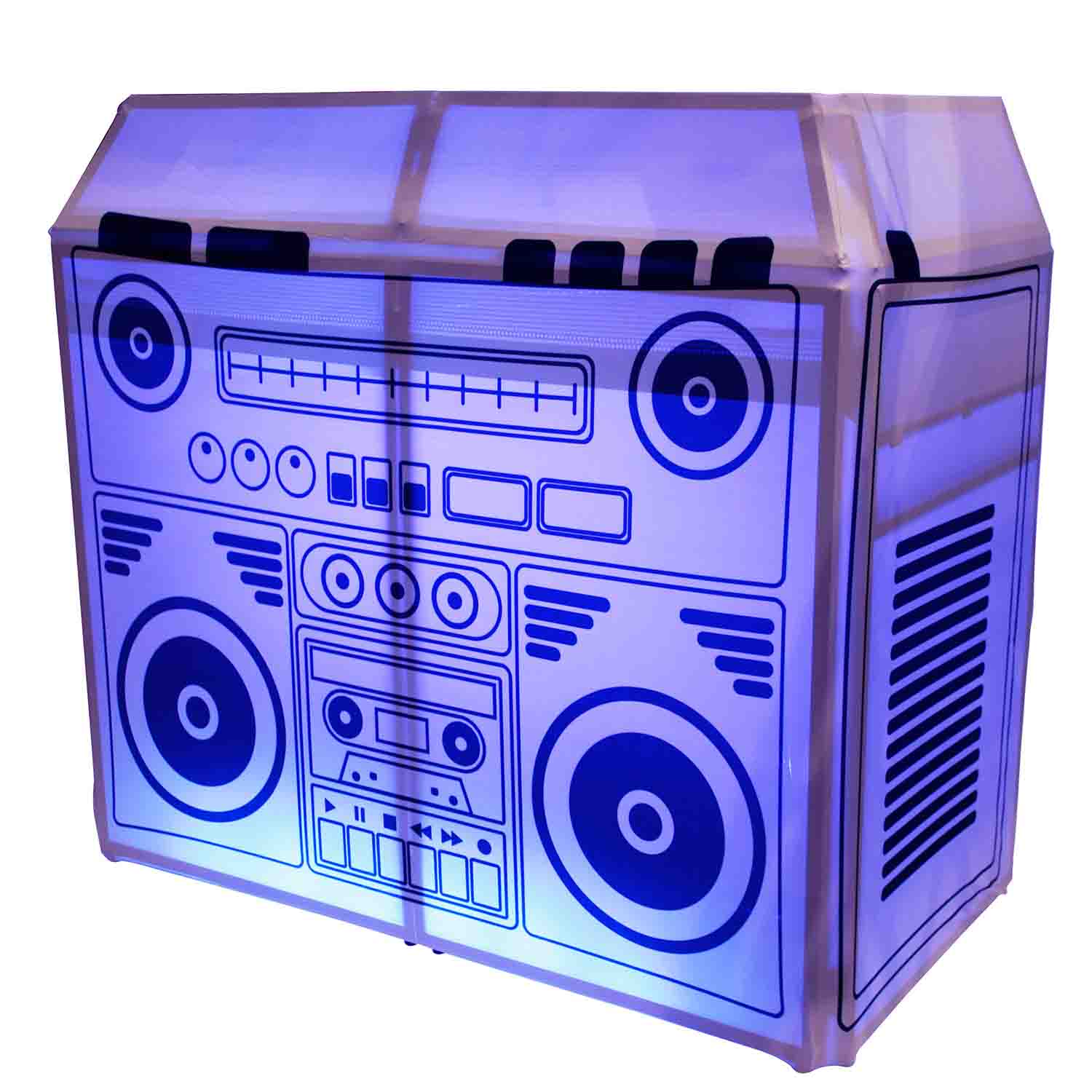 ProX XF-MESA SWBBOX Boombox Decorative Scrim for ProX XF-MESA MK2 Facade - Hollywood DJ