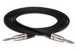 Hosa HSS-015 Pro Balanced Interconnect Cable, REAN 1/4 in TRS to Same - 15 Feet - Hollywood DJ