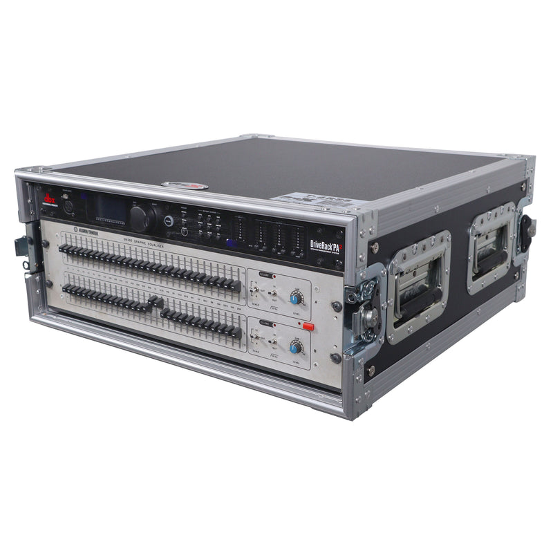 ProX T-4RSS 4U Space Amp Rack Mount ATA Style Flight Case - 19 Inch Depth by ProX Cases