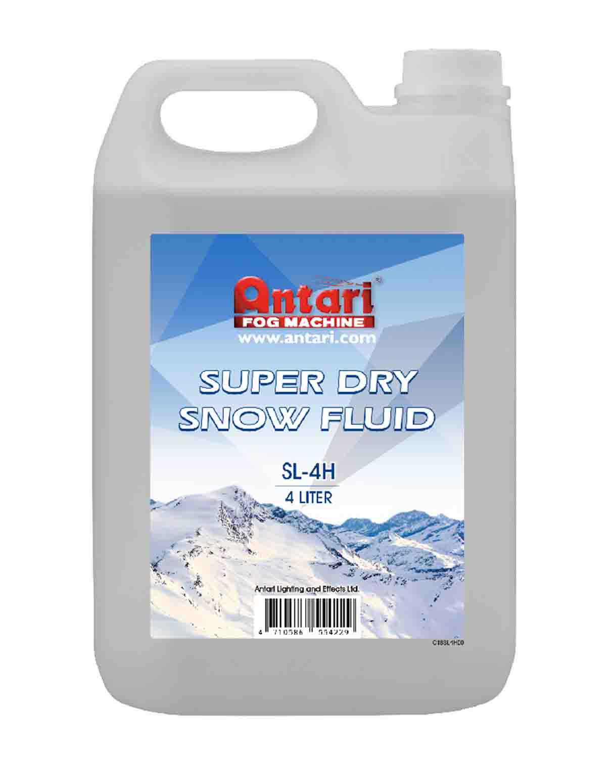 Antari SL-4H Super Dry High Volume Snow Fluid - 4L Bottle - Hollywood DJ