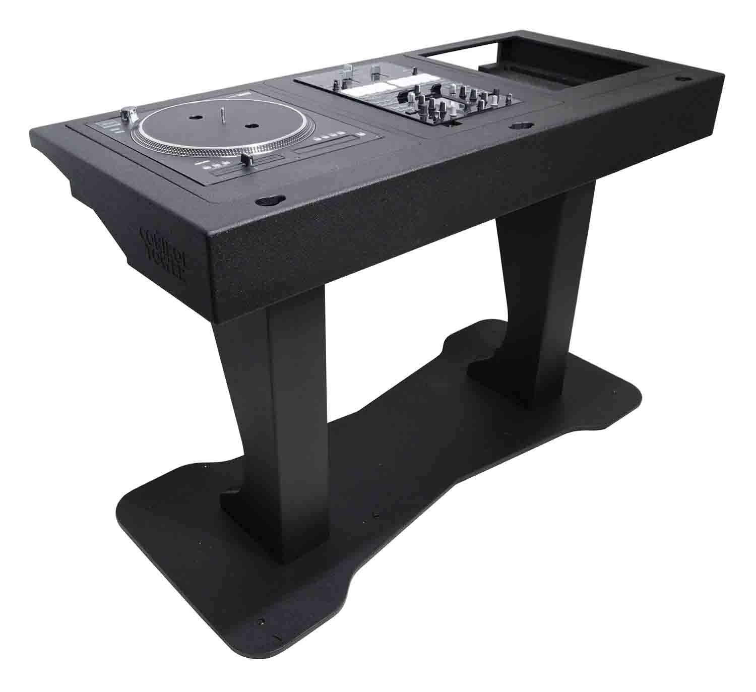 ProX XZF-DJTCDMBLCASE, DJ Booth for Two Pioneer CDJ-2000, Denon SC6000 CD Player and RANE Twelve Turntables - Hollywood DJ