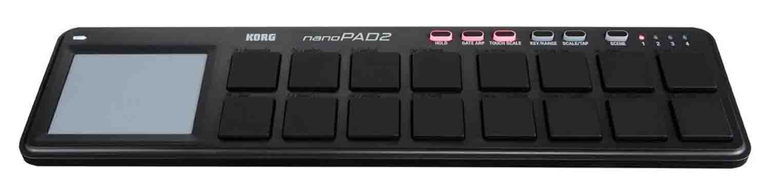 Korg nanoPAD2 – Black Slim-Line Pad Controller - Hollywood DJ