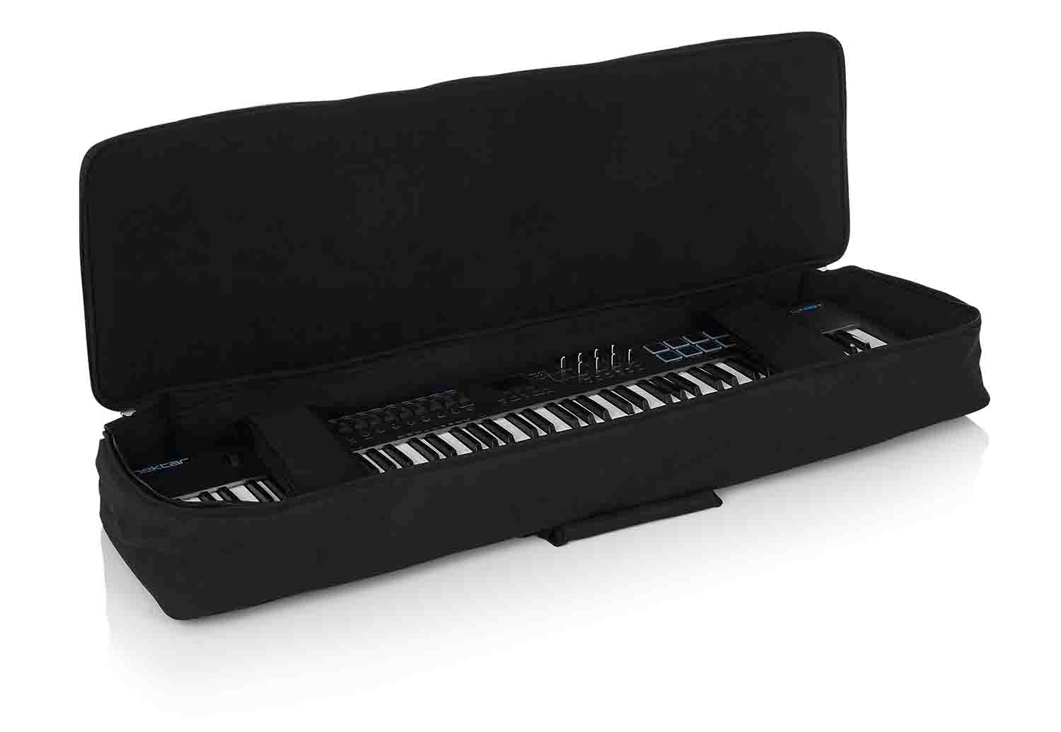 Gator Cases GKB-88 SLIM DJ Gig Bag for 88 Note Keyboards - Hollywood DJ