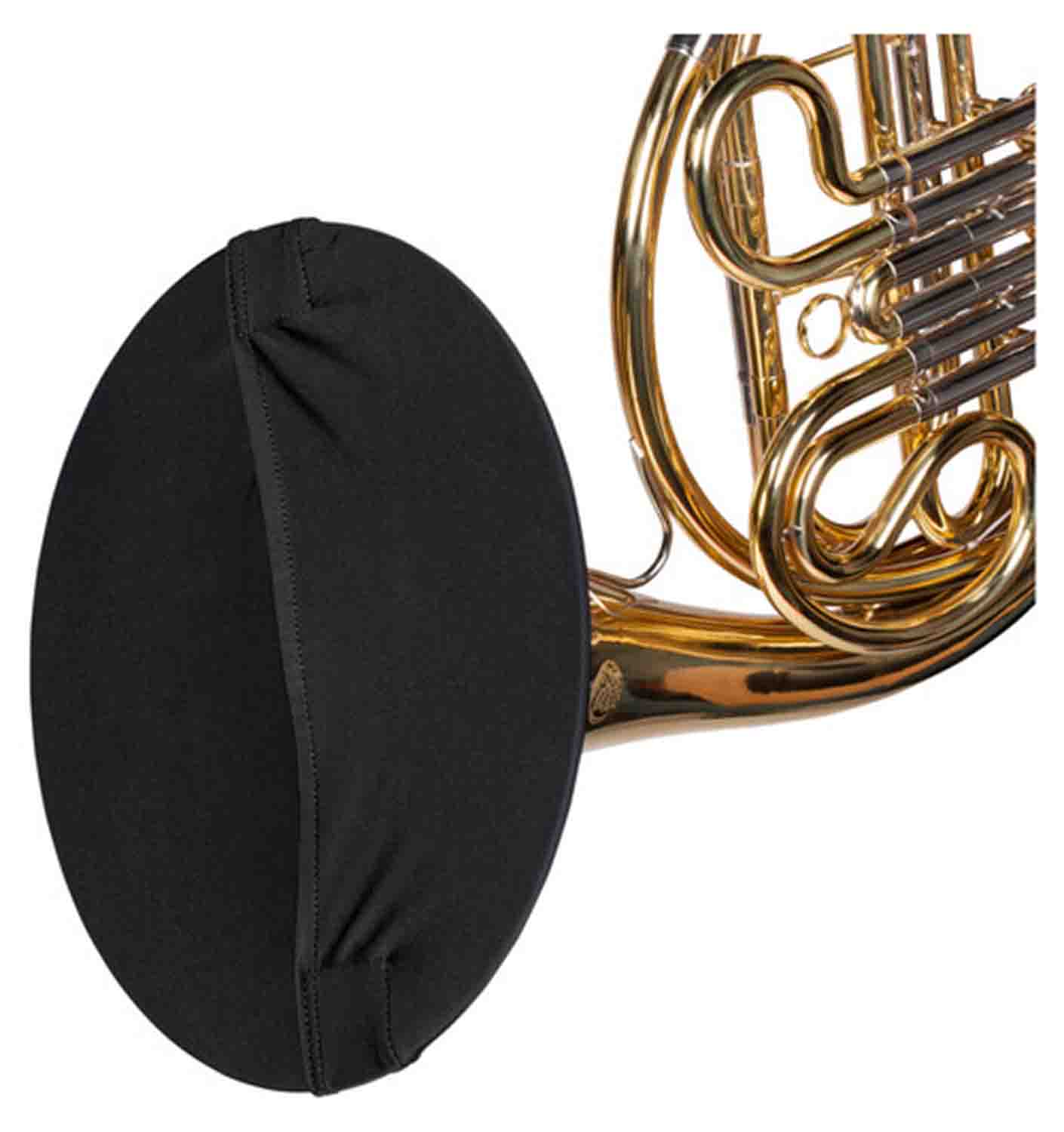 Gator GBELLCVR1113FHBK French Horn Bell Cover with Hand Access 11 to 13" - Black - Hollywood DJ