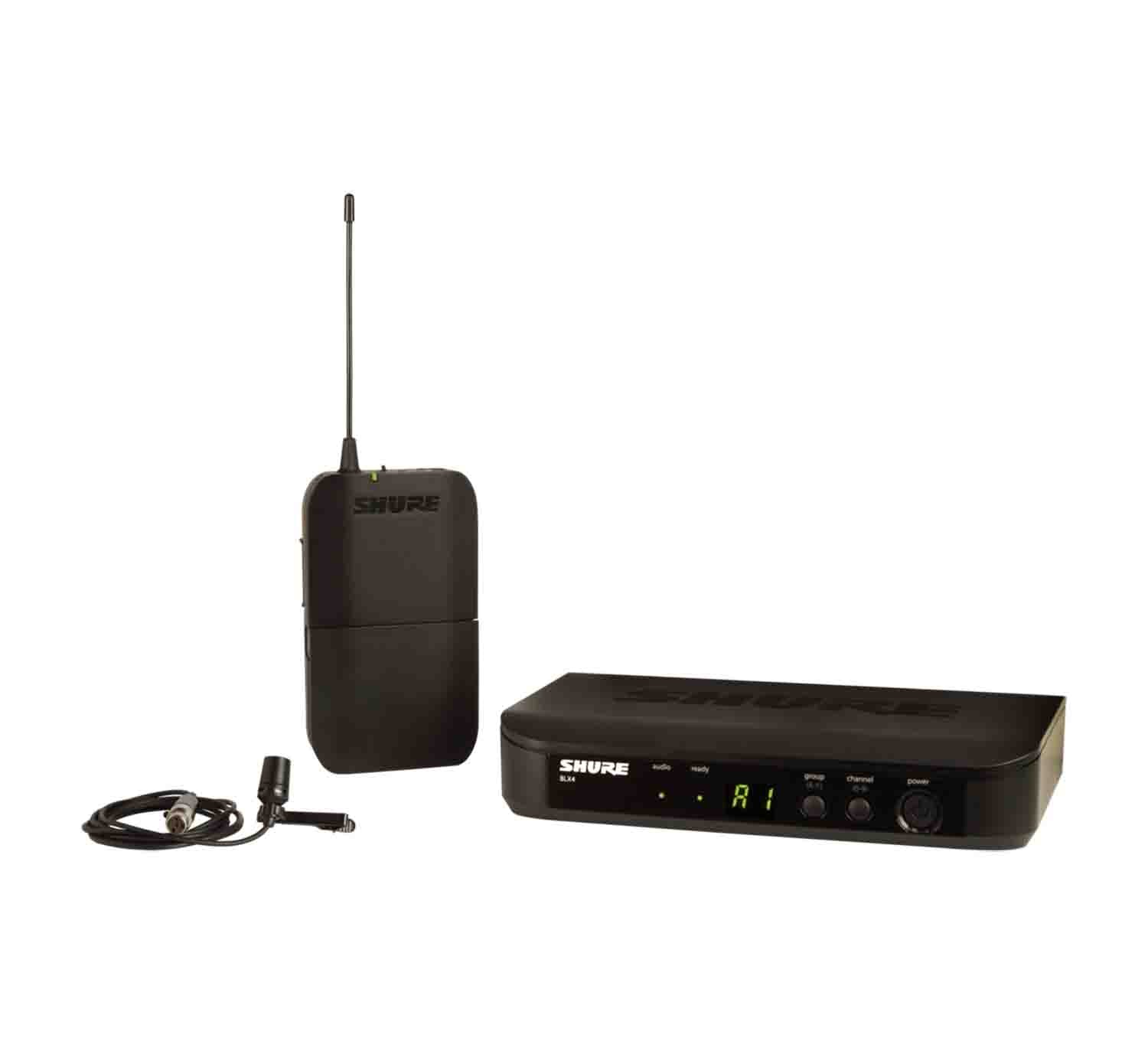 Shure BLX14/CVL, Wireless Presenter System with CVL Lavalier Microphone - Hollywood DJ