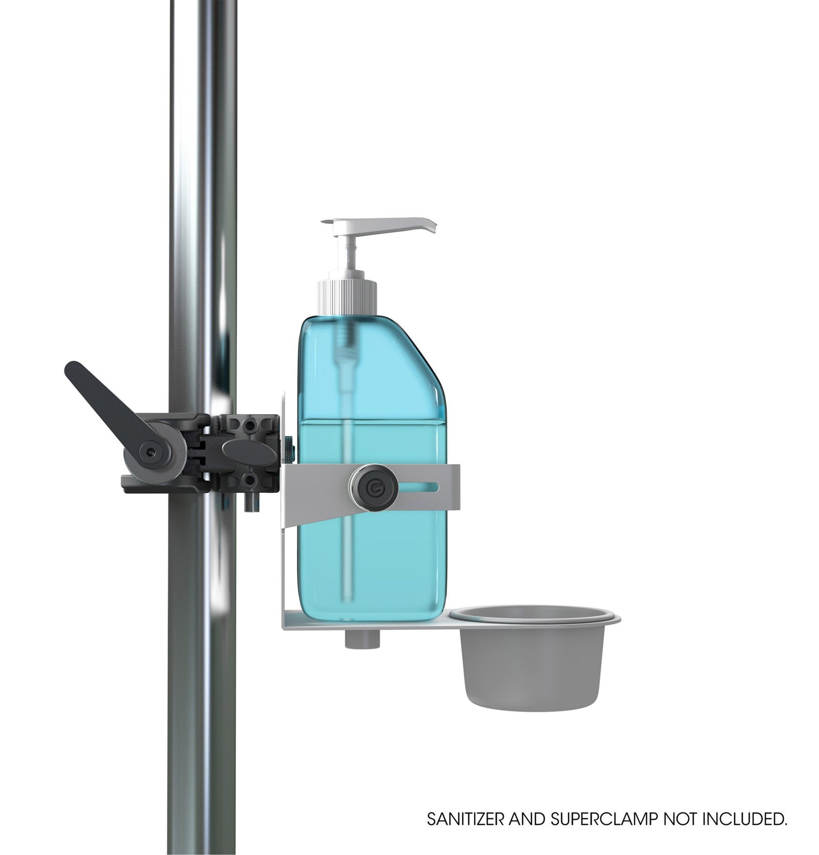 Gravity MA DIS 01 B, Universal Disinfectant-Holder - White - Hollywood DJ
