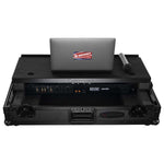 Odyssey FZGSRANEONEW1BL DJ Flight Case for Rane One with 1U Rack Space and Glide Platform - Black - Hollywood DJ