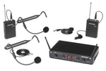 Samson SWC288 Concert 288 Dual Channel Wireless System - Hollywood DJ