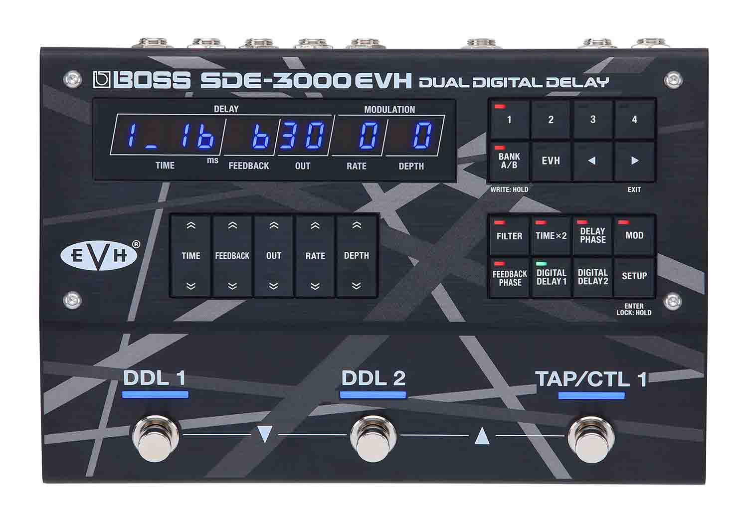 Boss SDE-3000EVH Dual Digital Delay Pedal - Hollywood DJ