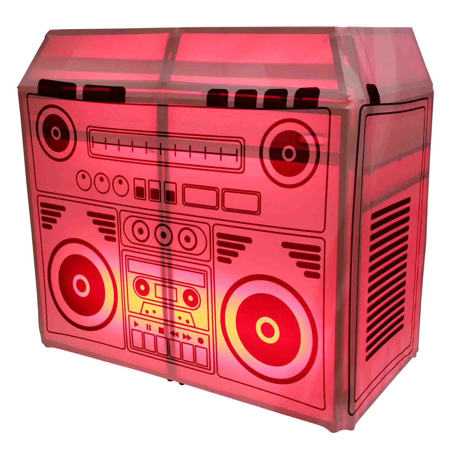 ProX XF-MESA SWBBOX Boombox Decorative Scrim for ProX XF-MESA MK2 Facade - Hollywood DJ