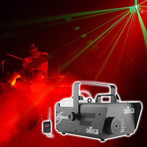 Chauvet DJ H1600 Hurricane 1600 DMX Fog Machine+Remote+Transmitter Motion Sensor - Hollywood DJ