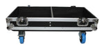 ProX X-RCF-ST15SMA Flight Case for Two RCF ST 15-SMA Stage Monitors with 4 Inch Casters - Hollywood DJ