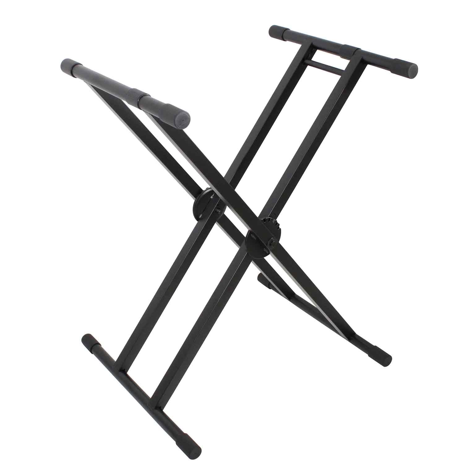 ProX X-KSD200, DJ Double X Style Case/Keyboard Stand With Ergo Easy Lock - Hollywood DJ