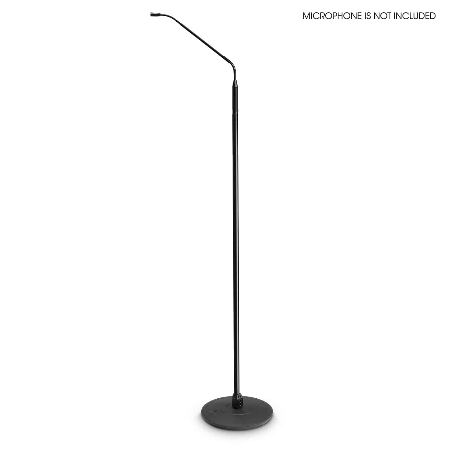 Gravity GMS23XLRB Microphone Stand With XLR Connector and Gooseneck - Hollywood DJ