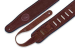 Levy's Leather MSS3-BRN Guitar Strap - Brown - Hollywood DJ