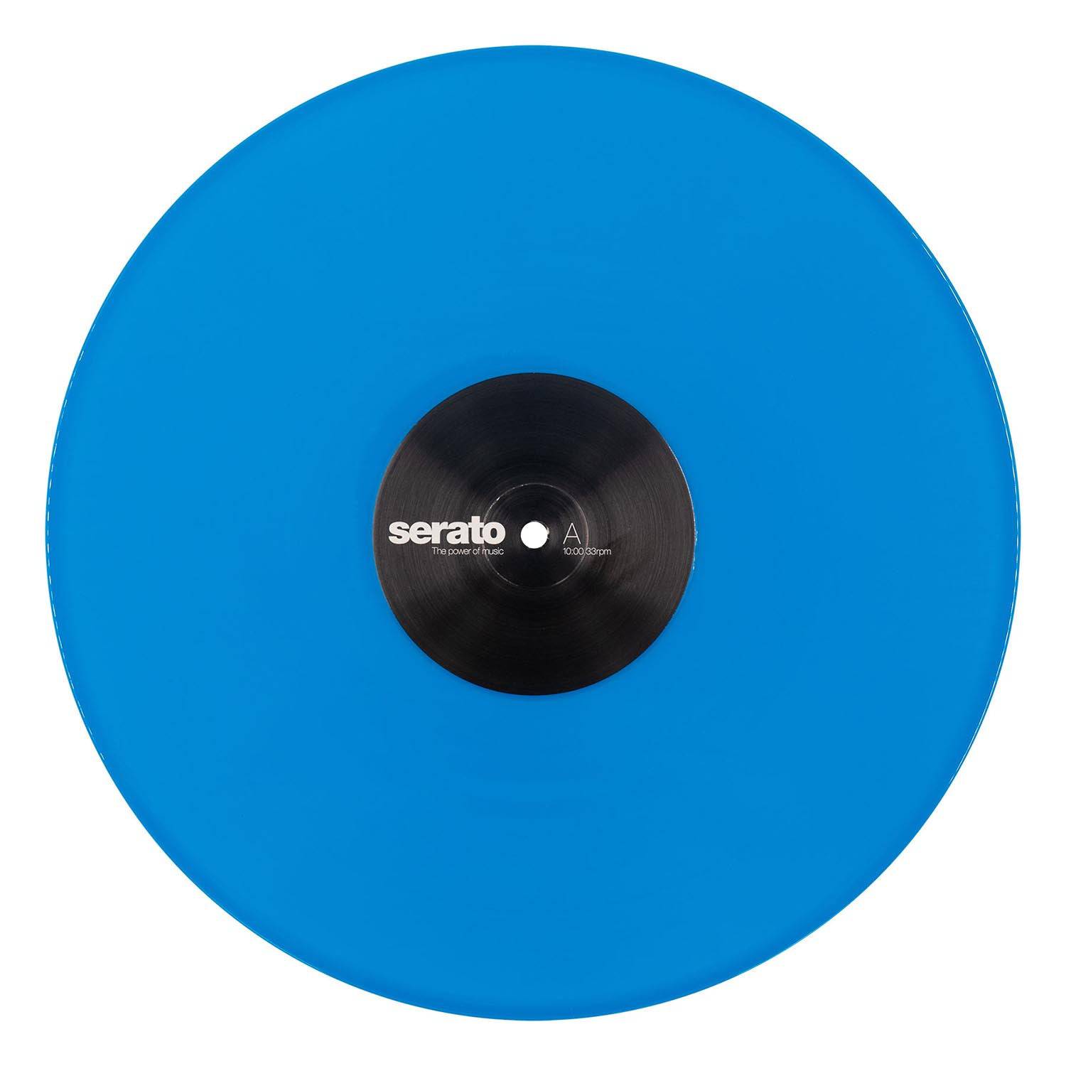 Limited Edition :: Serato DJ NEON BLUE  SCV-NS-BLU-12, 12 Inch Control Vinyl, NEON Series - Hollywood DJ
