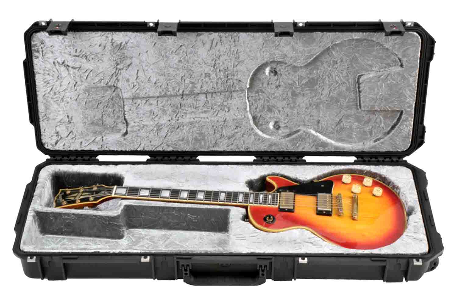 SKB Cases 3i-4214-56 iSeries Les Paul Waterproof Guitar Flight Case - Hollywood DJ