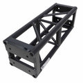 ProX XT-BT1203 BLK, 3mm Wall BoltX Black Bolted 12 Inch Professional Box Truss Segment - 3 Feet - Hollywood DJ