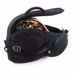 Fusion FB-UB-08-BK, Urban French Horn Fixed Bell Gig Bag (Black) - Hollywood DJ