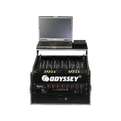 Odyssey FRGS802BL 8 Space X 2 Space Combo Rack - Open Box - Hollywood DJ