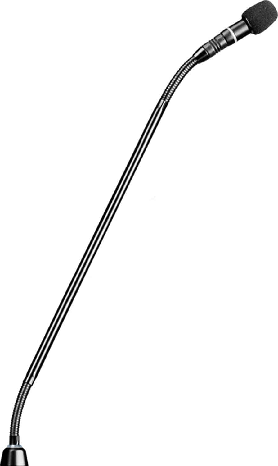 Shure MX415RLPDF 15" Dualflex Gooseneck Microphone with Red Top LED - Hollywood DJ