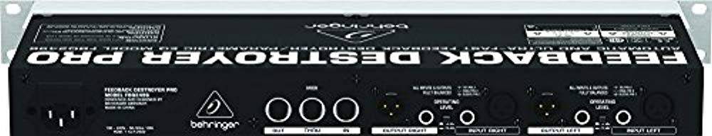 Behringer FBQ2496 Automatic and Ultra-Fast Feedback Destroyer/Parametric EQ - Hollywood DJ