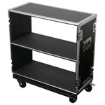 Odyssey FZGAMPHEAD2X2W Dual Guitar Amp Head Flight Case - Hollywood DJ