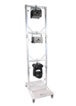 ProX XT-GRU-PKGX3, Truss Modular 3X Rapid U Grid Trio Package with Rolling Aluminum Baseplate - Hollywood DJ