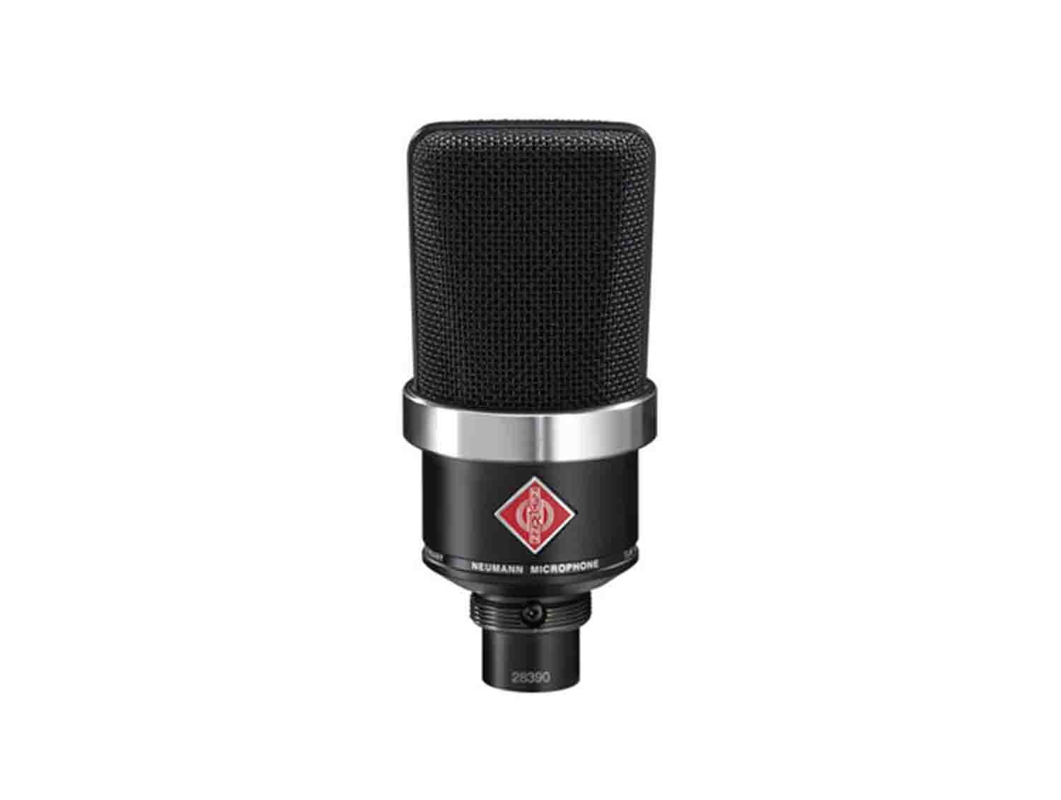 Neumann TLM 102 BK STUDIO SET Large-Diaphragm Cardioid Condenser Microphone with Shockmount - Black - Hollywood DJ